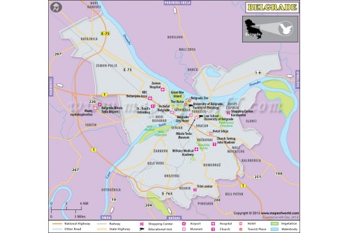 Belgrade Map