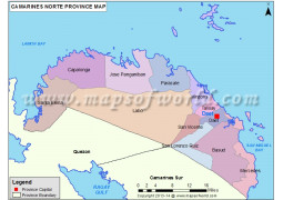 Camarines Norte Province Map - Digital File