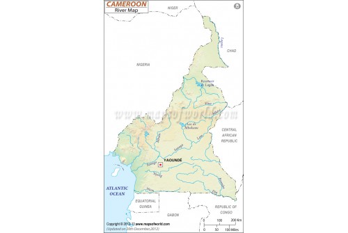Cameroon River Map