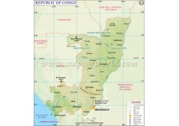 Congo Map - Digital File