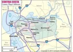 Contra Costa County Map - Digital File