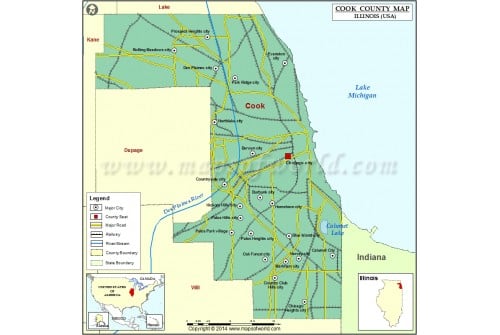 Cook County Map