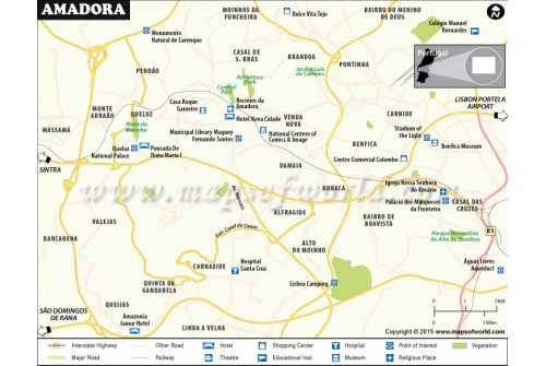 Amadora City Map