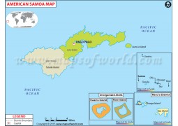 American Samoa Map - Digital File