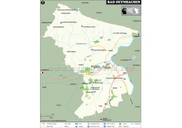 Bad Oeynhausen City Map - Digital File