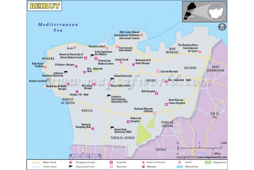 Beirut Map