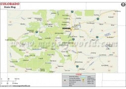 Colorado State Map  - Digital File