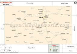 Colorado Rail Map - Digital File