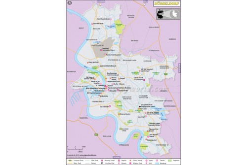 Dusseldorf City Map