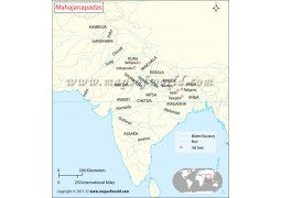Mahajanapadas Map - Digital File