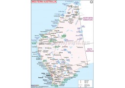 Map of Western Australia - Digital File