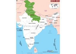 North India Map - Digital File