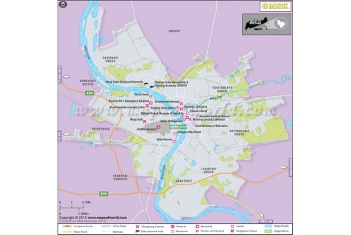 Omsk City Map