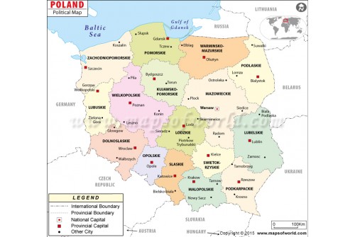 Political Map of Poland