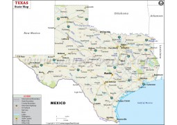 Texas State Map - Digital File