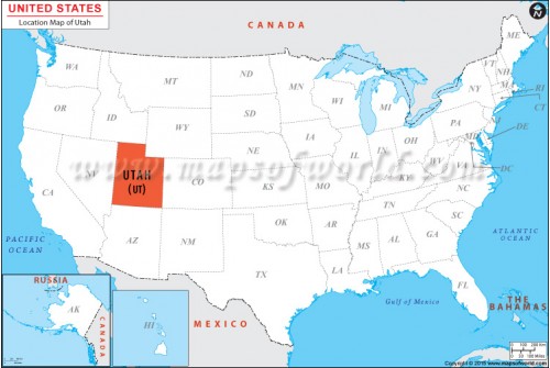 Utah Location Map