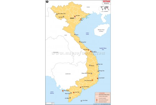 Vietnam Airports map