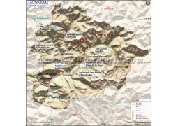 Andorra Map - Digital File