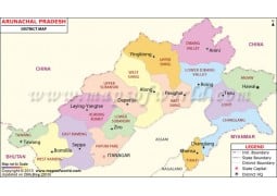Arunachal Pradesh Map - Digital File