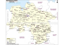 Bahnnetz Niedersachsen - Digital File