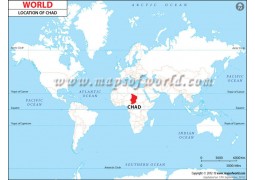 Chad Location Map - Digital File