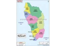 Dominica Map - Digital File