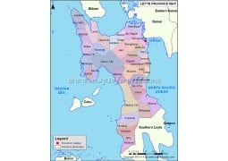 Leyte Map, Philippines - Digital File