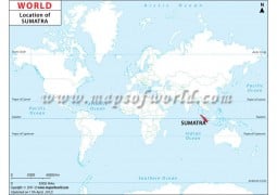 Sumatra Location Map - Digital File