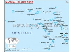 Marshall Islands Map - Digital File