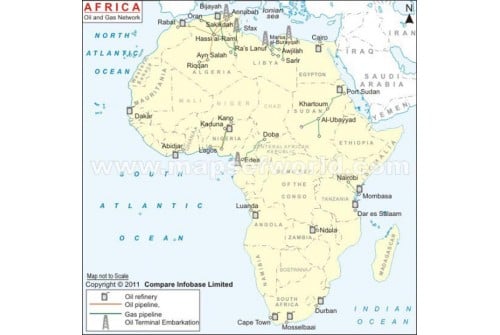 Africa Oil and Gas Network Map