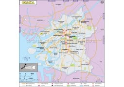 Osaka Map - Digital File