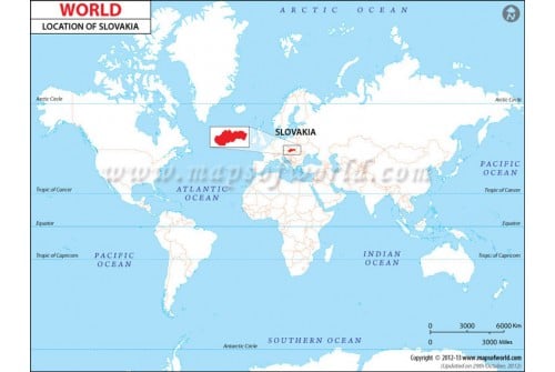 Slovakia Location Map