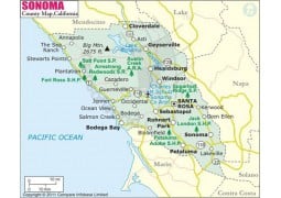 Sonoma County Map - Digital File