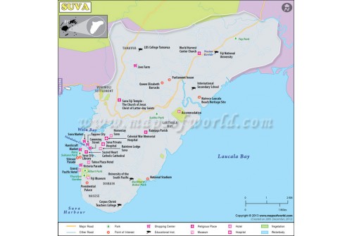 Suva Map