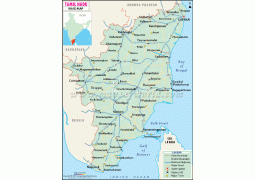 Tamil Nadu Road Map - Digital File