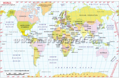 Buy World Map 2008