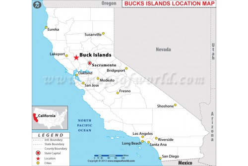 Bucks Island Map