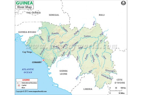 Guinea River Map