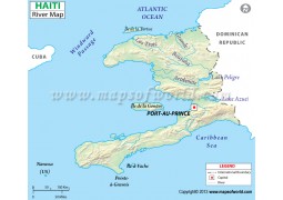 Haiti River Map - Digital File