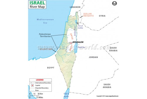 Israel River Map