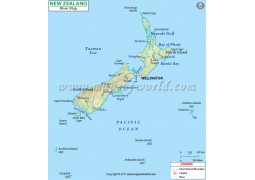 New Zealand River Map - Digital File