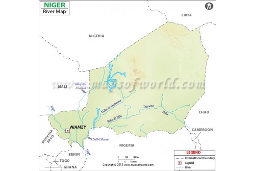 Niger River Map