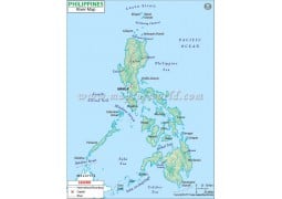 Philippines River Map - Digital File