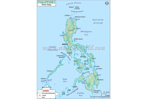 Philippines River Map