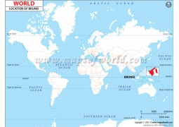 Brunei Location Map  - Digital File