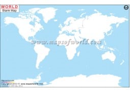 Blank World Map - Digital File