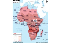 African Countries by Death Rate - Digital File