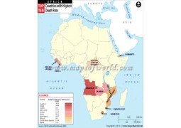 African Countries with Highest Death Rate - Digital File
