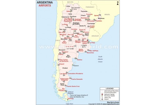 Argentina Airport Map 