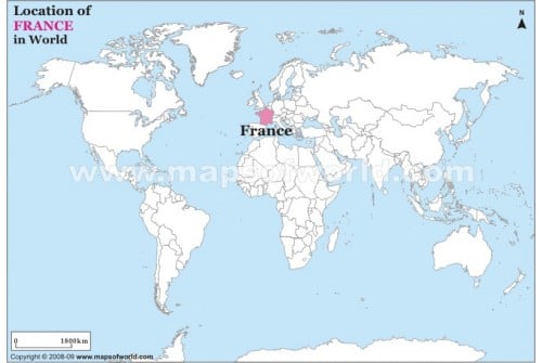 France Location Map 